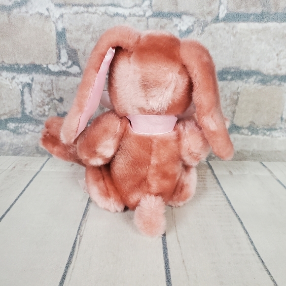 2/$25  Plush Bunny Peachy Rose 6.5" H - Picture 6 of 16